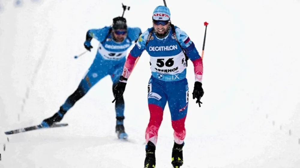 V težkih razmerah se je včeraj v Oberhofu najbolje zna&scaron;el Rus Aleksander Loginov.