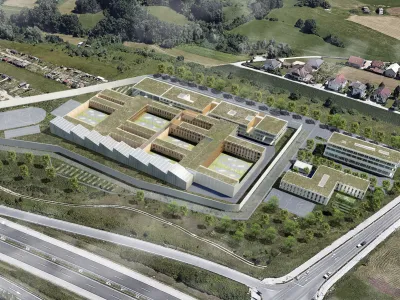 moški zapor Dobrunje<br><br>Arhitekti Počivašek Petranovič <br>