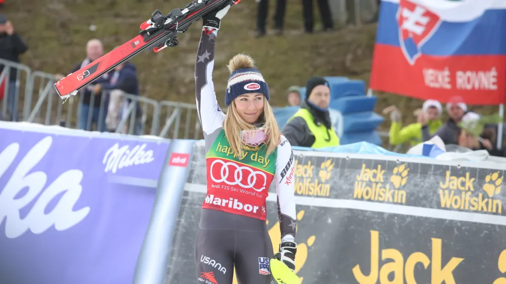 , Mikaela Shiffrin zmagovalke slaloma- 02.02.2019 - Mariborsko Pohorje - 55. Zlata lisica 2019 - svetovni pokal v alpskem ?enskem smu?anju - slalom - //FOTO: Bojan Velikonja