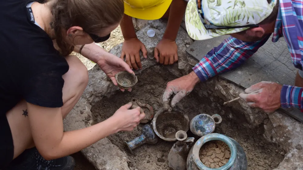 Najdišče na Dunajski cesti, arheologija