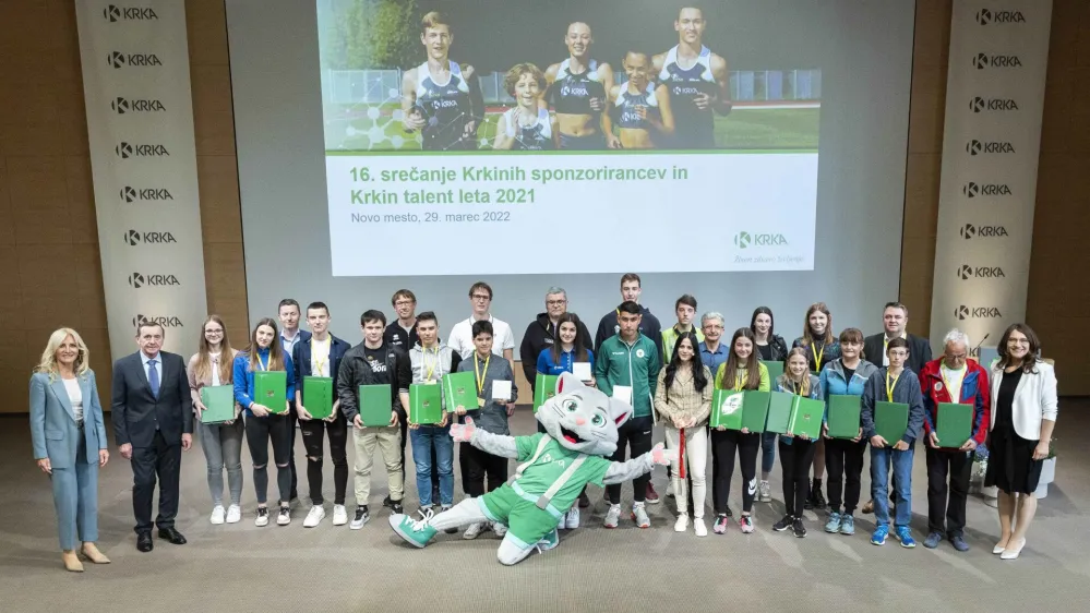 Krka, mladi talenti, športniki