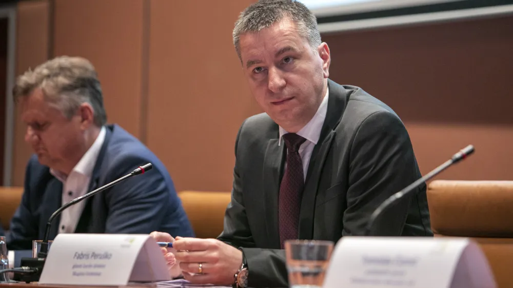 glavni izvrni direktor in član upravnega odbora Fortenova Grupe Fabris Peruko- 09.06.2020 - predstavitev strategije sodelovanja Fortenova Grupa in Mercator s slovenskimi dobavitelji, //Foto: Matja Rut
