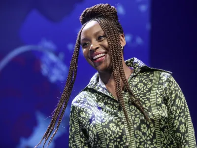 Chimamanda Ngozi Adichie- 29.04.2022 – Festival Fabula - pogovor z nigerijsko pisateljico Chimamando Ngozi Adichie, Cankarjev dom //FOTO: Jaka Gasar