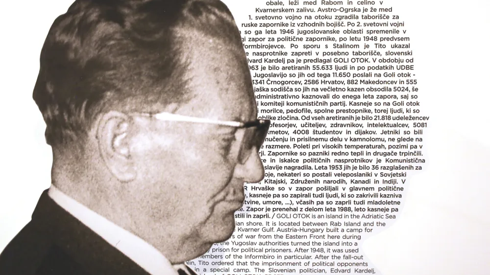 - 7.11.2013 - Tito - obraz Jugoslavije; - razstava predstavlja osebnost in ivljenje marala Josipa Broza Tita, predsednika socialistične Jugoslavije in enega najbolj karizmatičnih dravnikov svojega časa.     //FOTO: Jaka Gasar