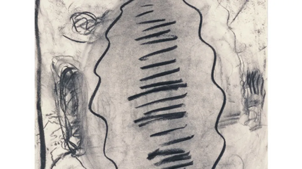 slikar Herman Gvadjančič, risba