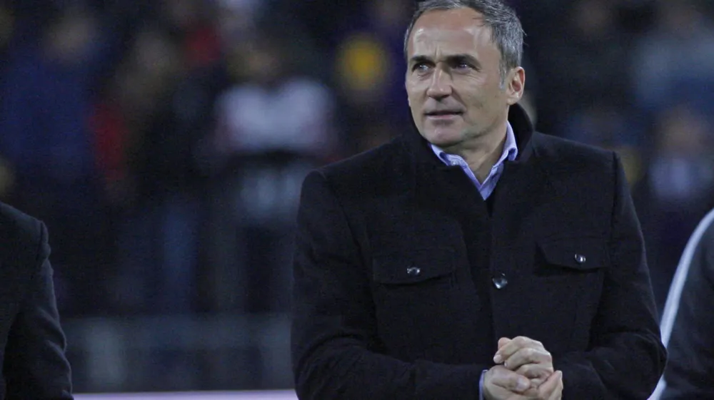  glavni trener NK Maribor Darko Milanič nogomet - Maribor: Lazio Rim, evropska liga, 6. krog: skupina J//FOTO: Luka Cjuha