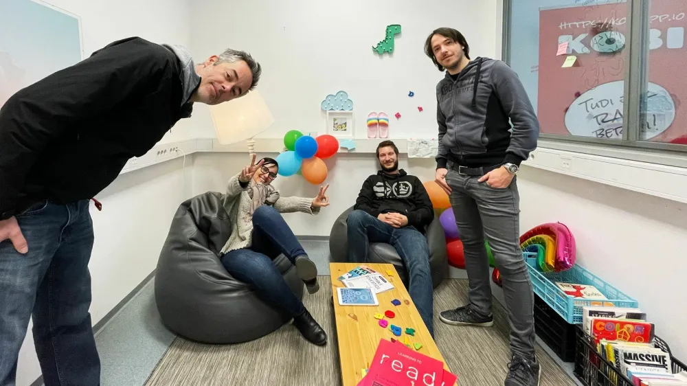 Ekipo Hopalai sestavljajo Ursula Lavrenčič, Marko Fornazarič, Andrej Peršolja in Auke Touwslager. Foto: Hopalai