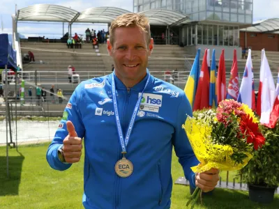 Kanuist Benjamin Savšek je rešil slovensko čast v Liptovskem Mikulašu, potem ko je na evropskih prvenstvih znova ugnal vso konkurenco. Foto: Nina Jelenc / KZS