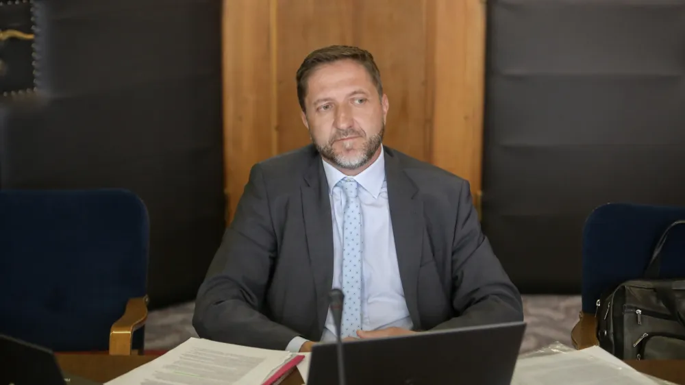 Klemen Bo&scaron;tjančič - 30.05.2022 - predstavitev kandidata za ministra za finance Klemna Bo&scaron;tjančiča pred odborom DZ za finance; //FOTO: Jaka Gasar