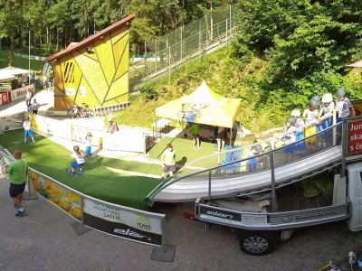 Na mobilni skakalnici Mini Planica bodo skoke spoznali tudi najmlaj&scaron;i ljubitelji tega &scaron;porta.