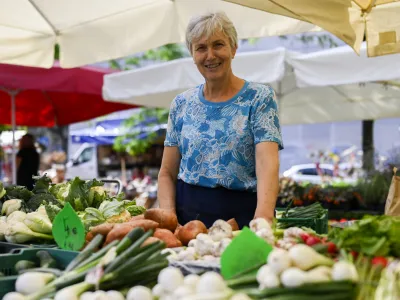 branjevka Mija Mrčun - 03.06.2022 – Ljubljanska osrednja tržnica -