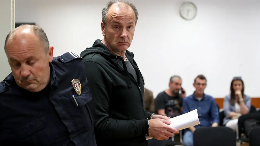 07.06.2022., Zagreb - Na Opcinskom kaznenom sudu objavljena je presuda Haraldu Kopitzu optuzenom za ubojstvo svoje troje djece. Kopitz je proglasen krivim, a izrecena mu je zatvorska kazna u trajanju pedeset godina. Photo: Goran Stanzl/PIXSELL