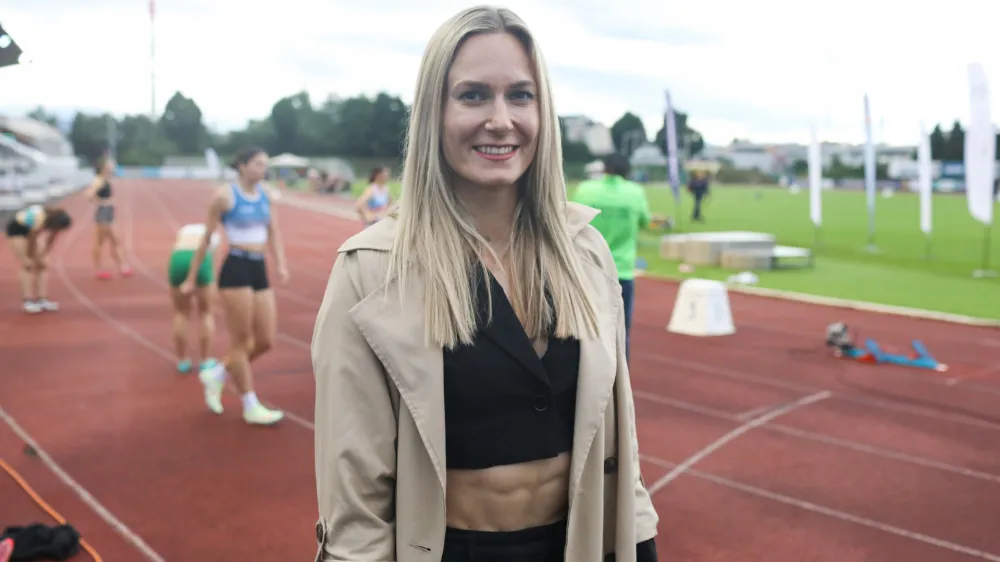 Neja Filipič, skok v daljavo - 09.06.2022 - 17. memoarial Matica Šušteršiča in Patrika Cvetana – mednarodni atletski miting na stadionu ŽAK v Ljubljani - atletika //FOTO: Bojan Velikonja