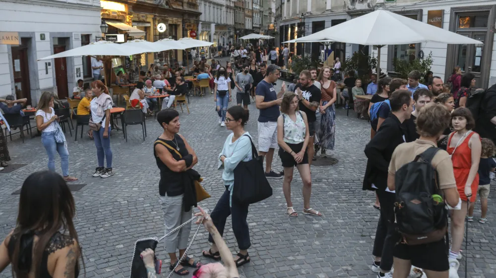 - Festival Jazz oder na Gornjem trgu: ZZ Quartet, v sodelovanju z Imago Sloveniae- 23.7.2021 - reportaa - zabava pred ponovnimi ukrepi zaradi covid-19 /F0OTO: Jaka Gasar