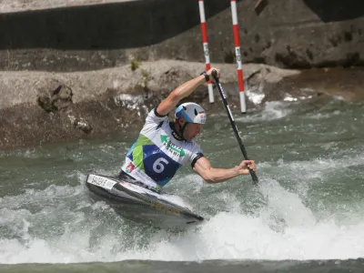 Benjamin Savšek- 26.06.2022 -Finale svetovnega pokala v slalomu na divjih vodah v Tacnu. //FOTO: Nik Erik Neubauer