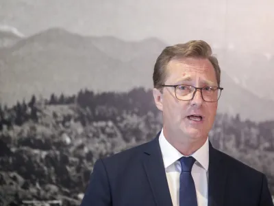 Vladimir Prebilič, kandidat za predsednika republike - 07.07.2022 - Predsedni&scaron;ke volitve 2022 &ndash; predstavitev kandidature kočevskega župana Vladimirja Prebiliča za predsednika republike //FOTO: Jaka Gasar