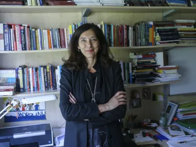 red. prof. dr. Aleksandra Kanjuo Mrčela, profesorica sociologije na Katedri za razvoj in menedment organizacij in človekih virov na Fakulteti za drubene vede (FDV)  ///FOTO: Jaka Gasar