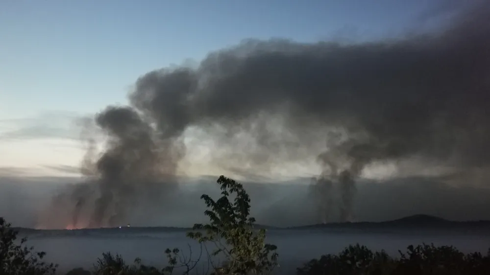 Kras pogorišče pzar vecer