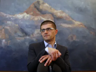 Matjaž Rakovec, predsednik uprave zavarovalnice Triglav    //FOTO: Jaka Gasar