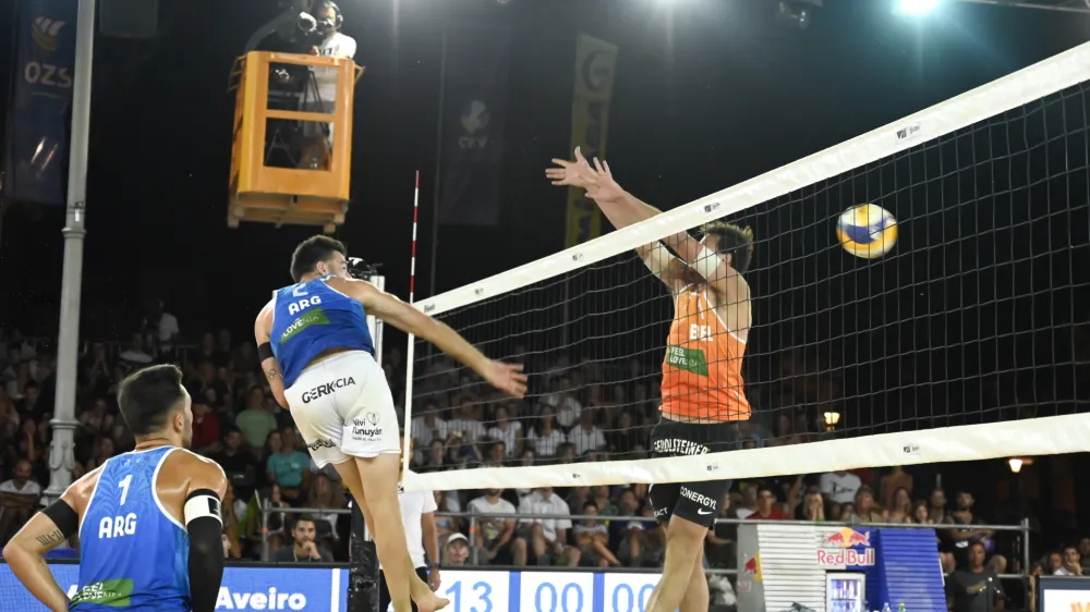 Amieva in AveiroVandecaveye in Vandecaveye- 31.07.2022 - Odbojka na mivki Ljubljana Beach Volley 2022 – finale svetovne serije //FOTO: Nik Erik Neubauer