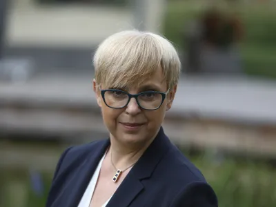 Nataša Pirc Musar, kandidatka za predsednico republike<br><br>23.06.2022 - Predsedniške volitve 2022 - novinarska konferenca pravnice Nataše Pirc Musar, na kateri bo sporočila svojo odločitev glede kandidature na predsedniških volitvah<br><br>FOTO: Luka Cjuha