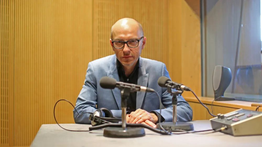 - 25.05.2016 - Andrej Stopar, odgovorni urednik prvega programa Radio Slovenija//FOTO: Bojan Velikonja