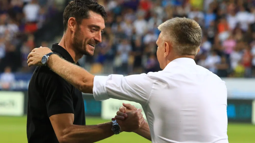 - 07.08.2022 – nogomet – Maribor: Olimpija, Prva liga Telemacha, 4. krog: derbi v Ljudskem vrtu, //FOTO: Andrej Petelinšek/Večer