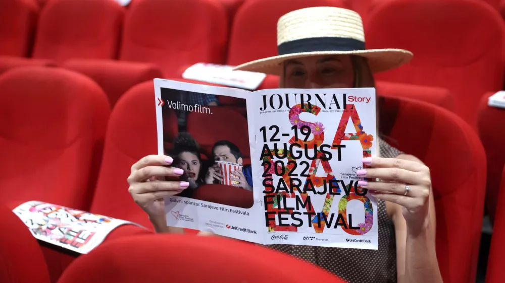 04.08.2022., Sarajevo, Bosna i Hercegovina - Konferencija za medije Sarajevo Film Festivala na kojem je najavljen ovogodisnji Festival. Photo: Armin Durgut/PIXSELL