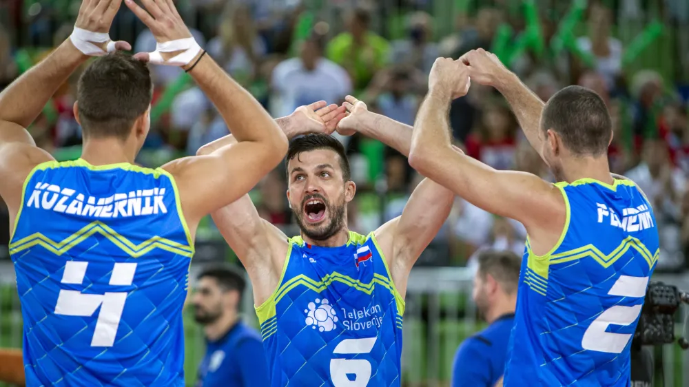 Mitja Gasparini- 11.09.2019  odbojka - Slovenija: Belorusija, Evropsko prvenstvo EP 2019 v Ljubljani - moki - Skupina C  1. krog //FOTO: Matja Rut