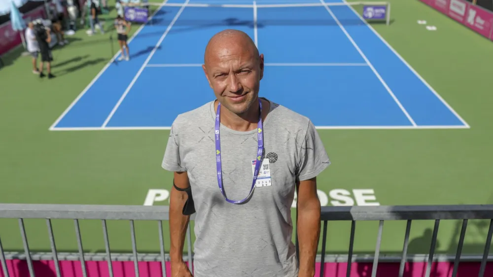 Andrej Kraevec<br> <br>- 17.09.2021  Portoro - tenis enske - enski teniki turnir serije WTA Zavarovalnica SAVA Portoro -<br> <br>//FOTO: Jaka Gasar