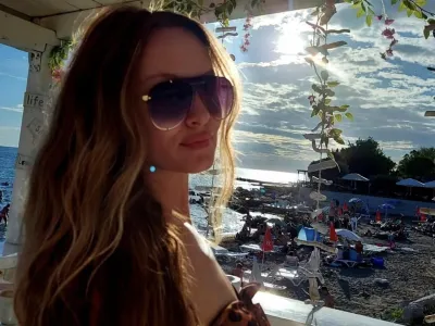 Iryna Osypenko je še vedno globoko v počitniškem vzdušju in se sprošča nekje na hrvaškem Jadranu. F instagram