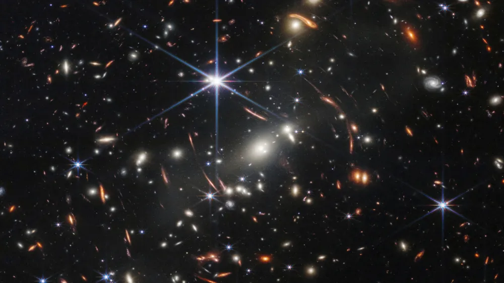 The first full-color image from NASA's James Webb Space Telescope, a revolutionary apparatus designed to peer through the cosmos to the dawn of the universe, shows the galaxy cluster SMACS 0723, known as Webb's First Deep Field, in a composite made from images at different wavelengths taken with a Near-Infrared Camera and released July 11, 2022.   NASA, ESA, CSA, STScI, Webb ERO Production Team/Handout via REUTERS THIS IMAGE HAS BEEN SUPPLIED BY A THIRD PARTY.   TPX IMAGES OF THE DAY