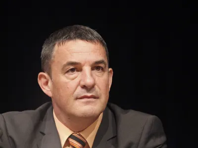 direktor službe DVK Dušan Vučko - Državna volilna komisija (DVK) - žreb vrstnega reda kandidatov za predsedniške volitve 2012//FOTO: Luka Cjuha