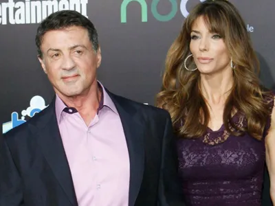 Sylvester Stallone in Jennifer Flavin