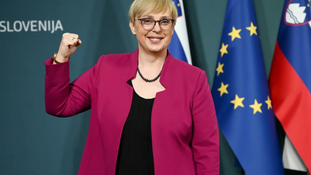 nova predsednica republike Nataša Pirc Musar, <br><br><br>- 13.11.2022 – Predsedniške volitve 2022 – 2. krog - sedme volitve za petega predsednika republike v samostojni Sloveniji – volilci v drugem krogu odločali med kandidatoma Anžetom Logarjem in Natašo Pirc Musar,<br><br> <br>//FOTO: Nik Erik Neubauer