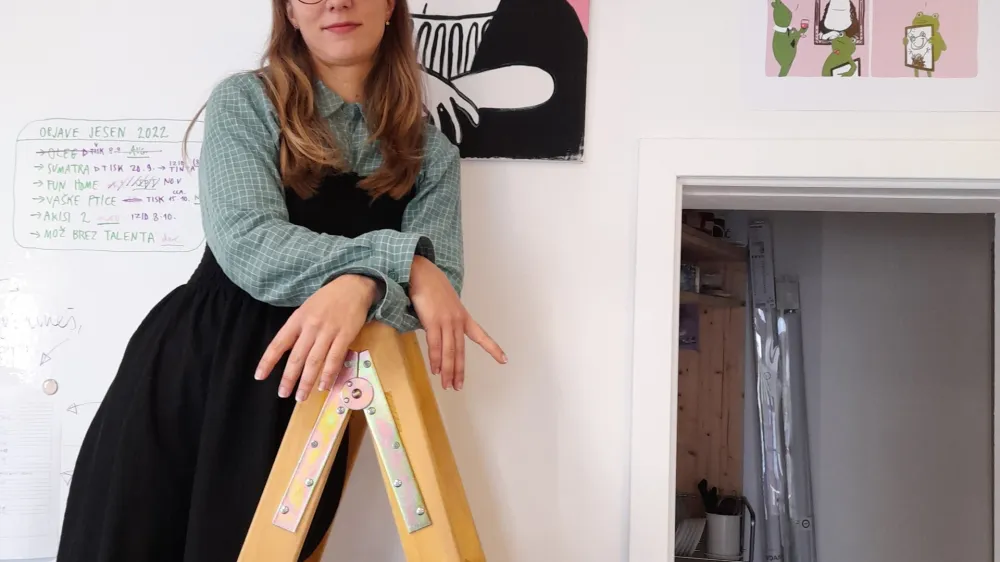 Ilustratorka in pisateljica Dora Kaštrun je dobitnica nalepke zlata hruška zaradi svojih zanimivih stripovskih junakov.