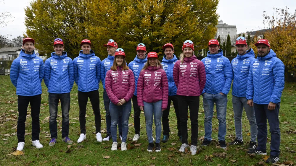 - 23.11.2022 - moška in ženska biatlonska reprezentanca pred bližnjim začetkom nove tekmovalne sezone in svetovnega pokala. //FOTO: Nik Erik Neubauer