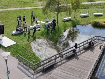 Park gazel v srcu Tehnološkega parka Ljubljana F Milan Lazarević