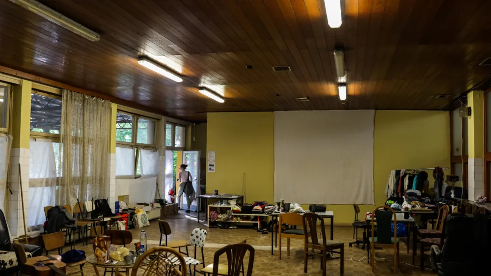 - 13.09.2022 - Participativna Ljubljanska Avtonomna Cona PLAC - skvoterji – opuščena stavba v lasti DUTB, Linhartova cesta 43 za Bežigradom //FOTO: Bojan Velikonja