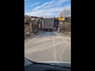 Prometna nesreča tovornjaka.