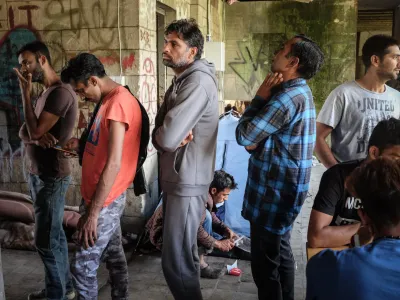 ﻿- 12.06.2018 - Bihać,- Migranti 2018 - Bosna in Hercegovina (BIH) - nova migrantska balkanska pot iz Makedonije preko Kosova, Črne gore, Bosne in Hercegovine proti zahodni Evropi - džamijska begunska pot - begunci -  //FOTO: Luka Cjuha.