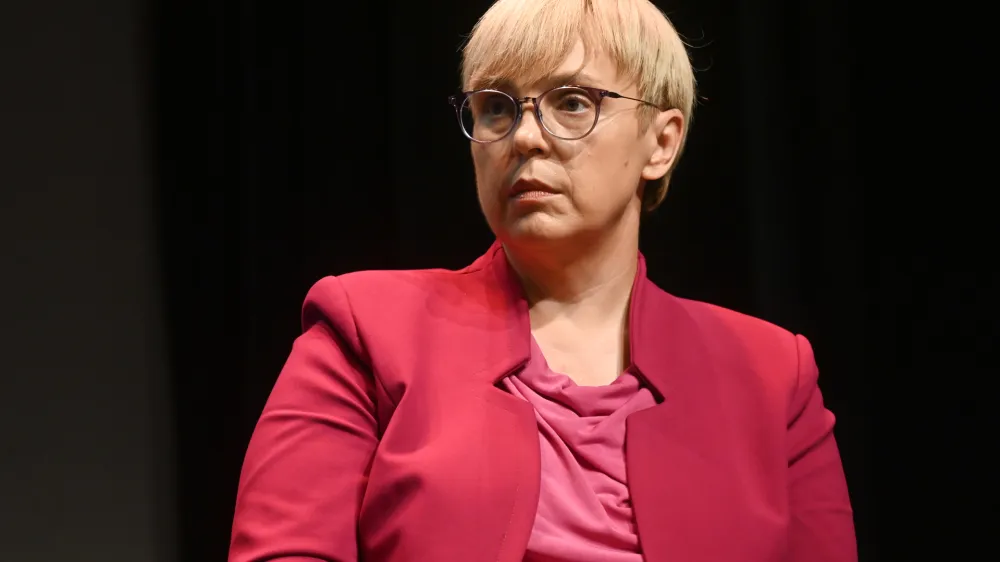 Nata&scaron;a Pirc Musar - 29.09.2022 - Predsedni&scaron;ke volitve 2022 &ndash; prvo uradno soočenjem predsedni&scaron;kih kandidatov v okviru zaključka Festivala za tretje življenjsko obdobje v Cankarjevem domu -//FOTO: Nik Erik Neubauer  