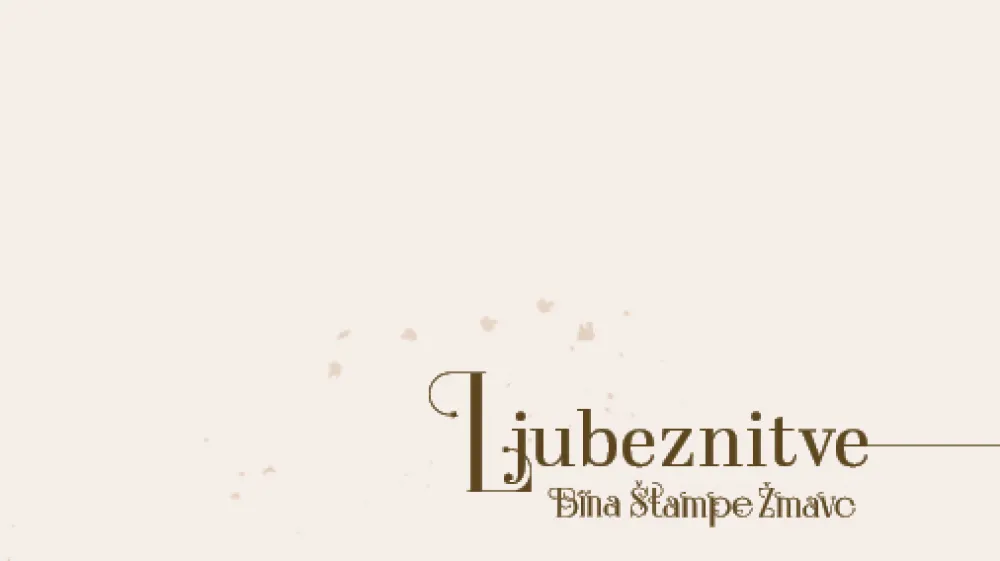 Brina &Scaron;tampe Žmavc Ljubeznitve