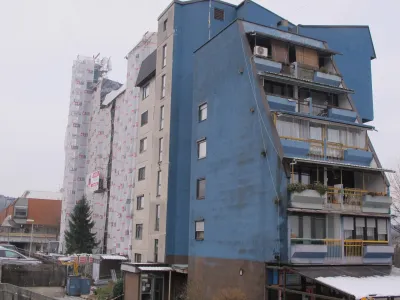 ﻿Energetska sanacija večstanovanjskih objektov, bloki v novomeški PLavi laguni. Foto: Dragana Stanković