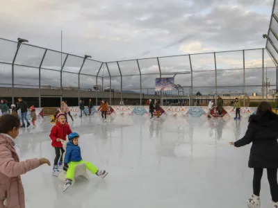 Drsališče Aleja Sky je najbolj obiskano v popoldanskem času ter seveda konec tedna. Foto: Luka Cjuha