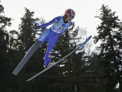 ﻿Eva Pinkelnig- 08.02.2019 – Ljubno ob Savinji - FIS Svetovni pokal v smučarskih skokih za ženske - ženski smučarki skoki - //FOTO: Matjaž Rušt