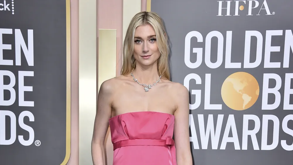 Elizabeth Debicki arrives at the 80th annual Golden Globe Awards at the Beverly Hilton Hotel on Tuesday, Jan. 10, 2023, in Beverly Hills, Calif. (Photo by Jordan Strauss/Invision/AP)