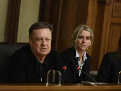 - 10.01.2023 - MOL - novinarska konferenca ljubljanskega župana Zorana Jankovića - predstavili nova direktorja Javnega holdinga Ljubljana in javnega podjetja Voka Snaga ter novo vodjo Oddelka za gospodarske dejavnosti in promet //FOTO: Luka Cjuha