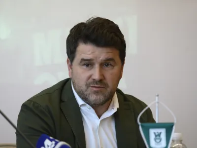 direktor NK Olimpija Igor Barišić - 23.03.2022 – Nogometni klub NK Olimpija - predstavili novega trenerja Roberta Prosinečkega //FOTO: Luka Cjuha