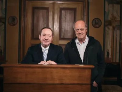 Kevin Spacey (levo) in Jakov Sedlar sta sodelovala pri filmu Bilo je nekoč na Hrvaškem. F instagram